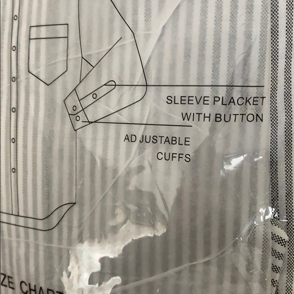 Grey Linir Dress Shirt Size Medium Slim Fit - Picture 6 of 10